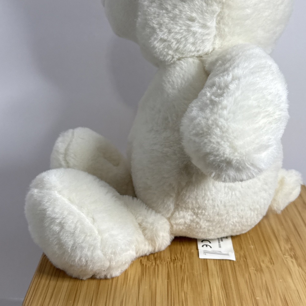 Kelly Toy Baby Lamb Rattle Cream With Embroidered Eyes‎ Plush Stuffed Animal 12" - Picture 5 of 10